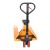 PATIN HIDRAULICO BAJO PERFIL CON BASCULA AMARILLO HORQUILLA 48X27 PUL CARGA 2,200 KG 1002-0015-VE
