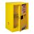 GABINETE PARA INFLAMABLES AMARILLO, ALMACENA 12 GALONES, PUERTA MANUAL 1003-0001-JU