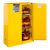 GABINETE PARA INFLAMABLES AMARILLO, ALMACENA 45 GALONES, PUERTA MANUAL 1003-0003-JU