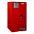 GABINETE PARA INFLAMABLES ROJO, ALMACENA 60 GALONES, PUERTA MANUAL 1003-0015-JU