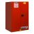 GABINETE PARA INFLAMABLES ROJO, ALMACENA 90 GALONES, PUERTA MANUAL 1003-0016-JU