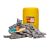 KIT PARA DERRAMES UNIVERSALES EN TAMBO DE 55 GALONES, ABSORBE 41 GAL 1007-0007-BR