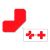 CINTA DE MEDIO ANGULO EN CRUZ USO PESADO 5CM ROJA PACK DE 100 MIGHTY LINE HALFAR 1013-0019-MG