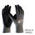 GUANTE USO GENERAL PREMIUM GRIS-NEGRO RECUB. NITRILO TALLA M-MEDIANA PACK 12PARES MAXIFOAM LITE 34-900 1026-0013M-PI