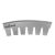PLECA ROTATIVA CORTE CURVA 1.250 4 PT CB SERR 10T FC STD 66X90 (ROLLO) NATIONAL STEEL RULE 2402-0204-NS
