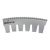 PLECA ROTATIVA CORTE CURVA 1.000 4 PT CB SERR 10T KLEAN KUT 66X90 (ROLLO) NATIONAL STEEL RULE 2402-0232-NS