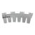 PLECA ROTATIVA PERFORADO CURVA 0.937 4 PT CB SERR PERF 1/4X1/4 38X90 (ROLLO) NATIONAL STEEL RULE 2406-0165-NS