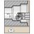 W5696268 WIDIA A25RDWLNL06KC04 WG ISO TOOLHOLDER D-STYLE CLAMPING