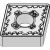 W5908759 WIDIA CNMG160612MS WU10HT NEGATIVE STYLE PIN LOCK INSERT