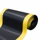 TAPETE ANTIFATIGA LAMINADO PLACA DIAMANTE NEGRO/AMARILLO ROLLO 2X75 FT ESPESOR 9/16