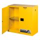 GABINETE PARA INFLAMABLES AMARILLO, ALMACENA 30 GALONES, PUERTA MANUAL 1003-0002-JU