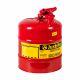 BIDON DE SEGURIDAD 5 GAL TIPO I COLOR ROJO 1003-0006-JU