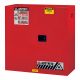 GABINETE PARA INFLAMABLES ROJO, ALMACENA 30 GALONES, PUERTA MANUAL 1003-0013-JU