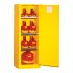 GABINETE PARA INFLAMABLES AMARILLO, ALMACENA 22 GALONES, PUERTA MANUAL 1003-0017-JU