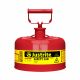 BIDON DE SEGURIDAD 1 GAL TIPO I COLOR ROJO TAPA AUTOCERRABLE1003-0018-JU