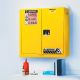 GABINETE PARA INFLAMABLES DE PARED 110X31X112CM 20GAL AMARILLO PUERTA MANUAL JUSTRITE 893400 1003-0024-JU