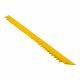 BORDE DE SEGURIDAD MACHO AMARILLO PARA TAPETE PROTECTOR, 5X91CM 1011-0002-NT
