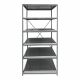 ESTANTERIA ESTANDARD DE ACERO TIPO CLIP 91X30X220CM 6 NIVELES ACERO CALIB 20 ENSAMBLADA TENNSCO QLINE 1021-0007-TE