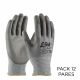 GUANTE ANTICORTE ANSI A4 GRIS-GRIS RECUBIERTA POLIURETANO TALLA M-MEDIANA PACK 12 PARES G-TEK POLYKOR 16-560 1026-0002-PI