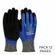 GUANTE ANTICORTE DOBLE CAPA ANSI A4 AZUL-NEGRO RECUBIERTA NITRILO TALLA L-GRANDE PACK 12PARES G-TEK POLYKOR 16-CUT229MS 1026-0007L-PI