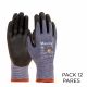 GUANTE ANTICORTE SUPERIOR ANSI A3 AZUL-NEGRO RECUBIERTA NITRILO TALLA S-CHICA PACK 12PARES MAXICUT ULTRA 44-3745 1026-0009S-PI