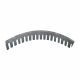 PLECA ROTATIVA CORTE CURVA 0.937 4 PT CB SERR 12T 66X90 REVERSE CURVE DOBLADORA AUTOMATICA NATIONAL STEEL RULE 2402-0005R-NS