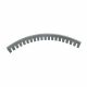 PLECA ROTATIVA CORTE CURVA 1.000 4 PT CB SERR 12T 50X90 REVERSE CURVED DOBLADORA AUTOMATICA NATIONAL STEEL RULE 2402-0076R-NS