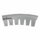 PLECA ROTATIVA CORTE CURVA 1.030 4 PT CB SERR 08T 38X90 NATIONAL STEEL RULE 2402-0327-NS