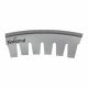 PLECA ROTATIVA SCORE CURVA 0.850 8 ON 4 PT ROUND TOP 66X90 REVERSE CURVED DOBLADORA AUTOMATICA (ROLLO) NATIONAL STEEL RULE 2404-0117R-NS