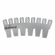 PLECA ROTATIVA BUNDLE BREAKER CURVA 0.970 4 PT CB SERR 20T BB MEDIUM 0.105X0.045 66X90 NATIONAL STEEL RULE 2406-0116-NS