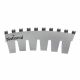 PLECA ROTATIVA COMBO CURVA 0.970/0.850 4PT CB SERR COMBO PERF 1/8X1/8 66X90 (ROLLO) NATIONAL STEEL RULE 2409-0041-NS