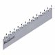 PLECA ROTATIVA ZIPPER RECTA DER 0.970 4 PT CB SERR 12T RH 4X SNN (TRAMO 3 PIES) NATIONAL STEEL RULE 2410-0020-NS