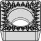 W4170247 WIDIA SCMT120408MP WK20CT POSITIVE INSERT GEO MP