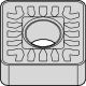 W5478876 WIDIA SNMM190616SR WP15CT NEGATIVE INSERT HEAVY DUTY