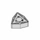 W5550004 WIDIA WNGG080408FS WU10HT NEGATIVE STYLE PIN LOCK INSERT