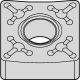 W5696553 WIDIA SNMM12040865 WM25CT NEGATIVE INSERT HEAVY DUTY