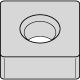 W6287926 WIDIA SNMA120408 WK15CT NEGATIVE INSERT GEO FLAT TOP